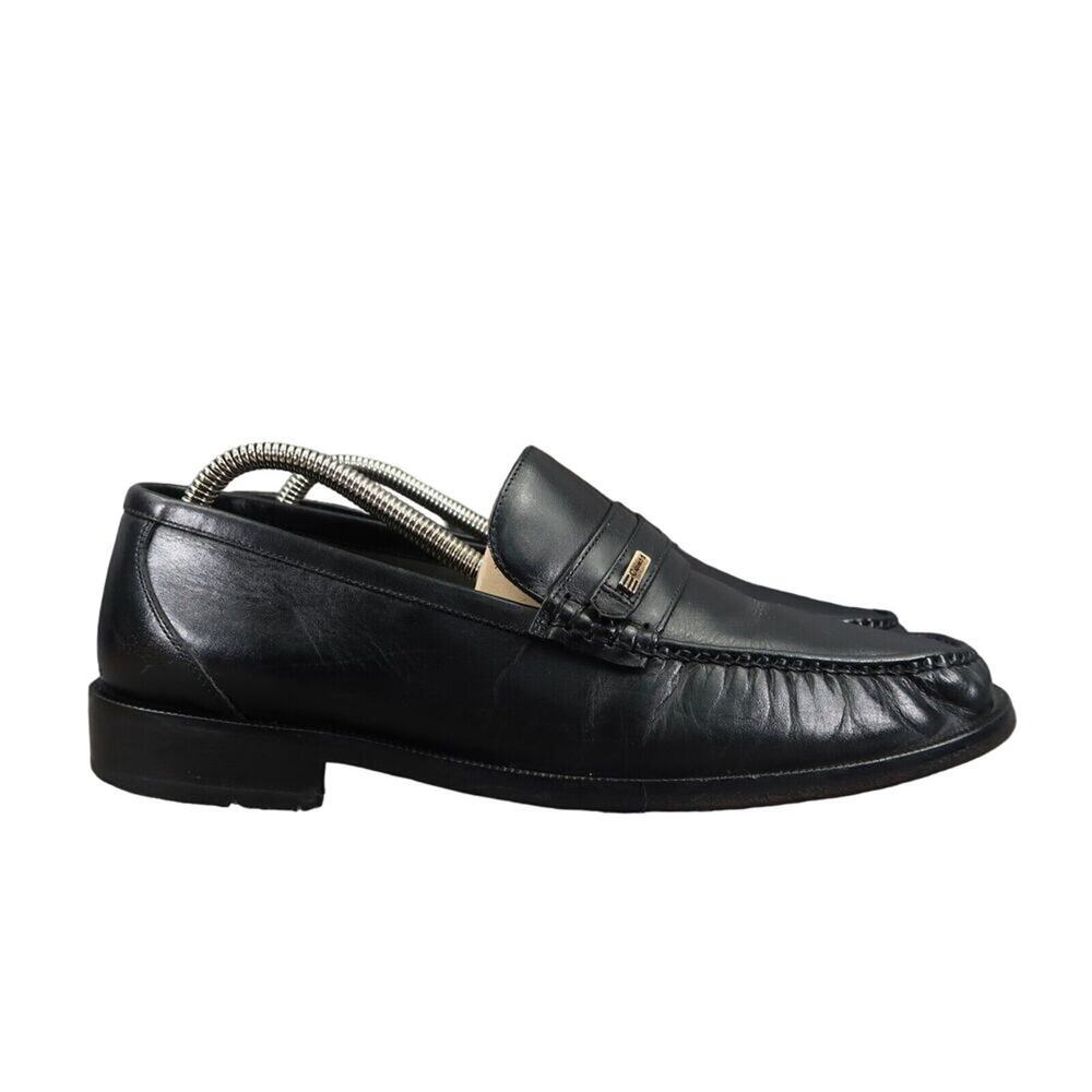 Calimod Shoes Mens 41 Loafer Moccasin Classic Slip On Leather Lifestyle Black - Picture 16 of 16